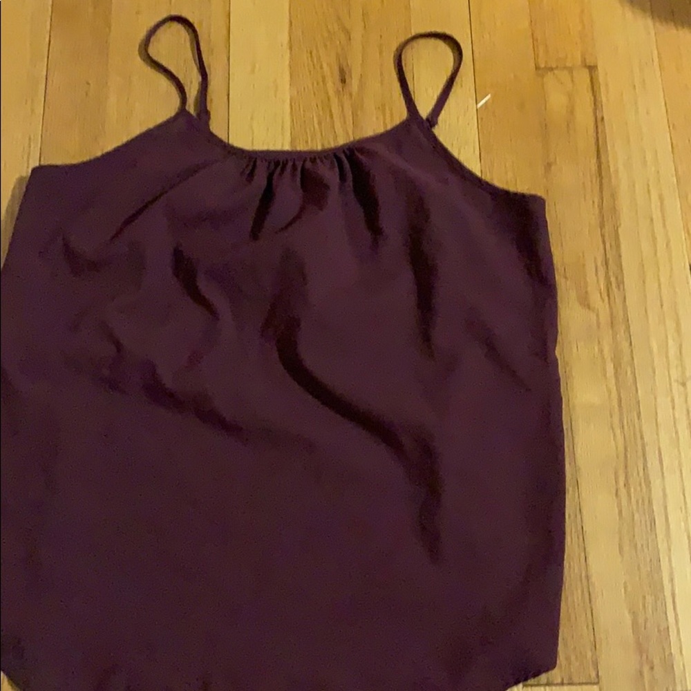 maroon blouse tank